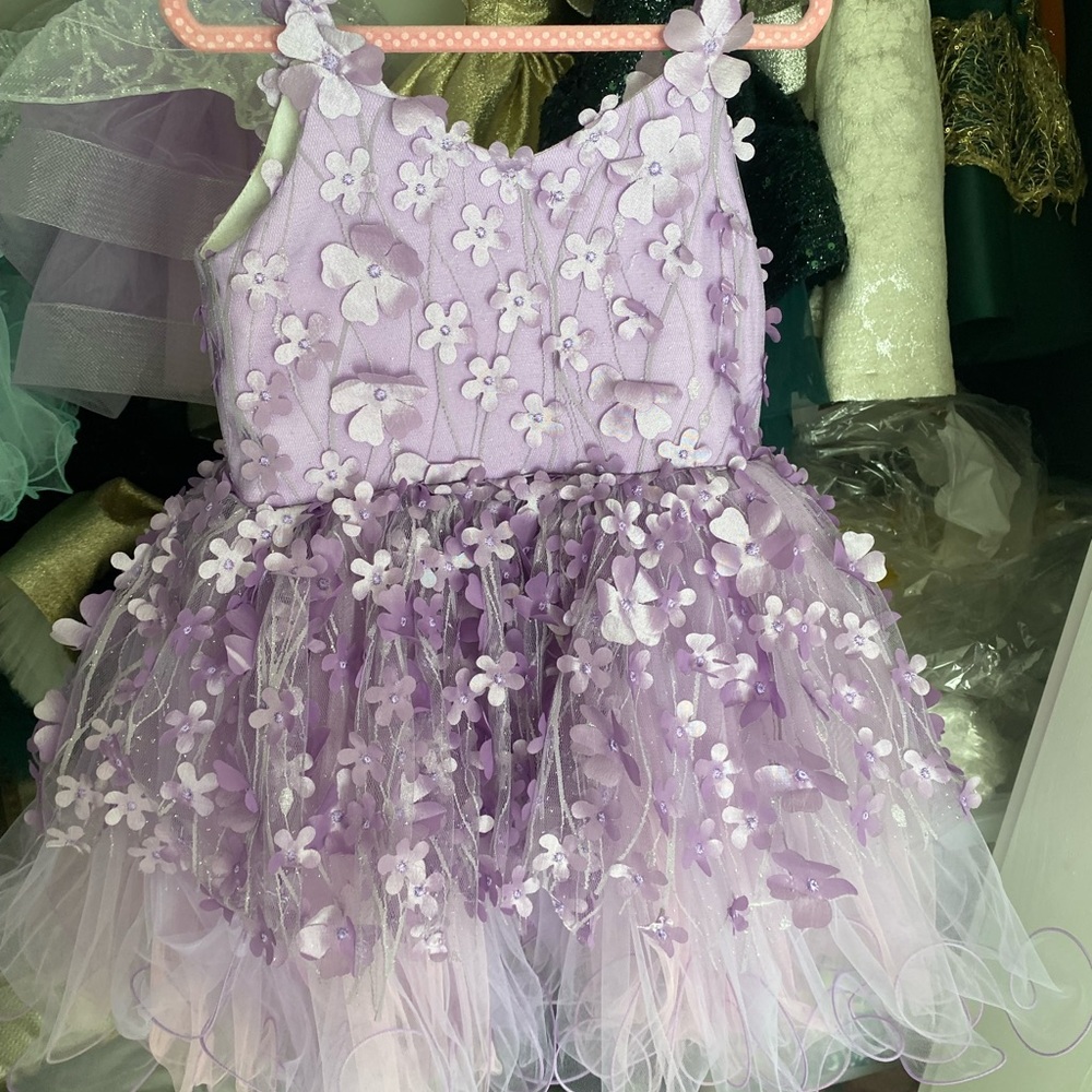 Telleen floral purple dress